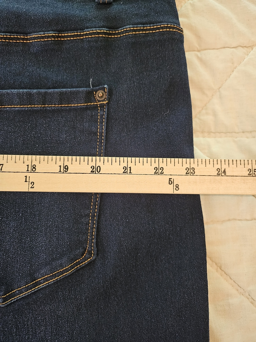 Curve Appeal -Plus Size - High Rise Skinny Jeans w/ Comfort Waistband - Size 22W - Picture 6 of 9